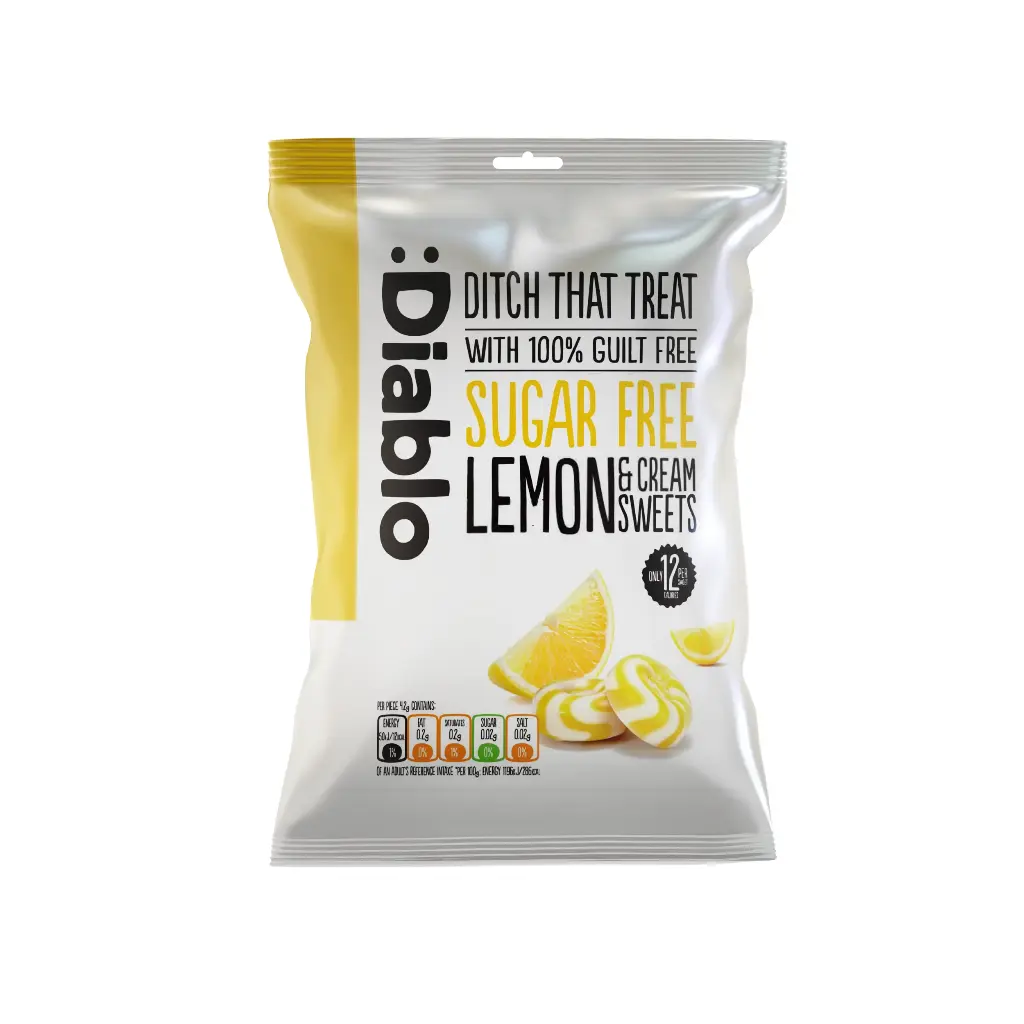 Diablo SF Sweets Lemon & Cream 75g