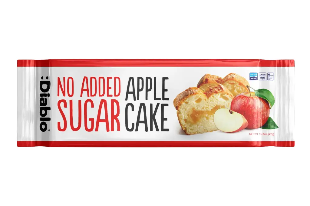 Diablo SF Apple Filled Cake 450g