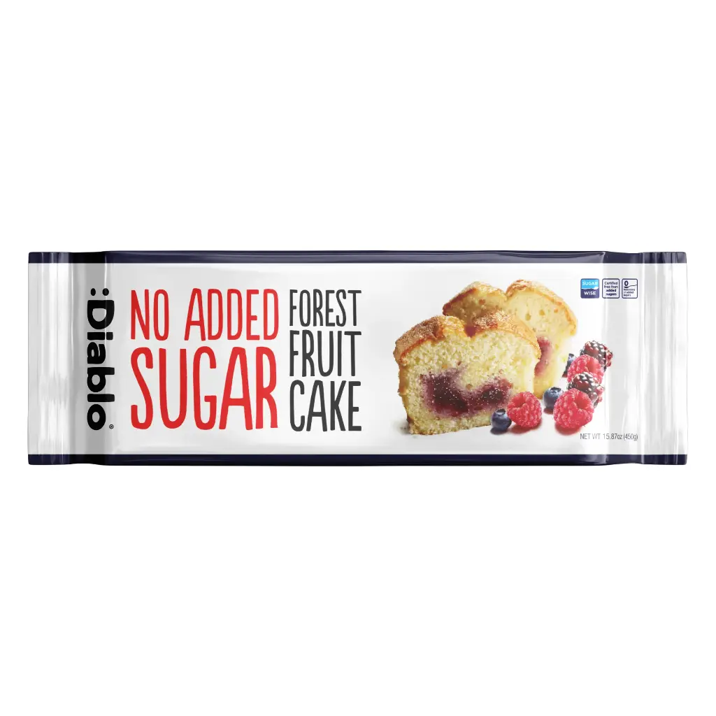 Diablo SF Forest Fruit Filled Cake 450g