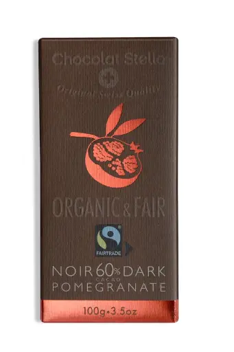 [1033209] Stella Organic&Fair noir pomme grenade 100g