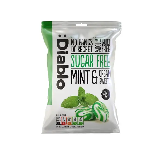 [490242] Diablo SF Sweets Mint & Cream 75g