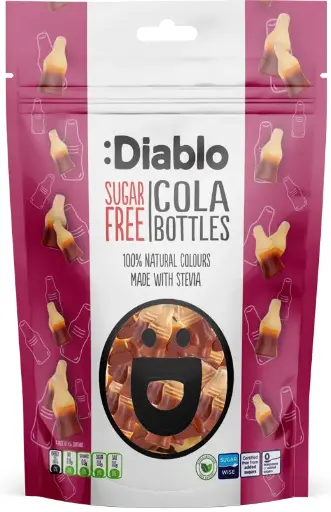 [490778] Diablo SF Sweets Cola Bottles 75g